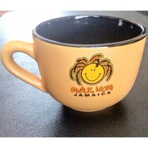 JAMAICA SMILE MON Coffee Mug Cup-Wide Mouth-CollectIble Gift